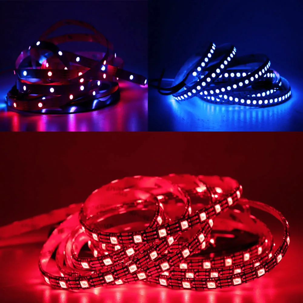 WS2813(WS2812B обновление) цветных (RGB) светодиодных лент светильник WS2812 IC адресуемый
