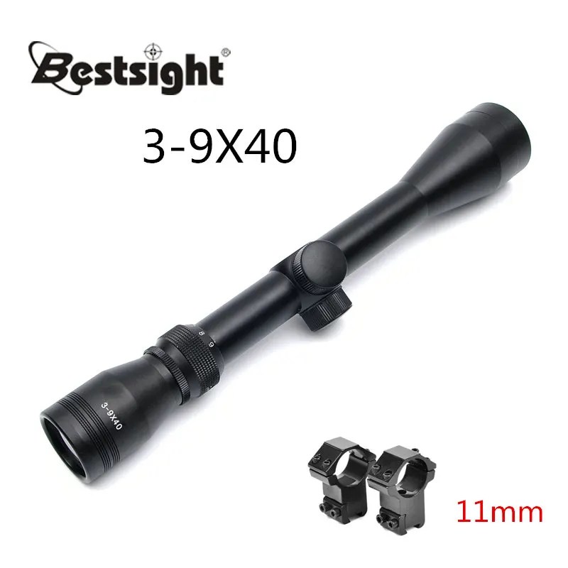 3-9X40 11mm 4X32 мм 3-9X40 мм прицел оптический прицел Снайпер олень охотничьи прицелы прицел с 11 мм или 20 мм рейку - Цвет: 3-9X40 11mm