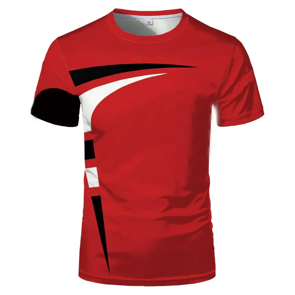 2021 summer promotion T-shirt competition suit men's short-sleeved sports fashion round neck hip-hop cool | Мужская одежда