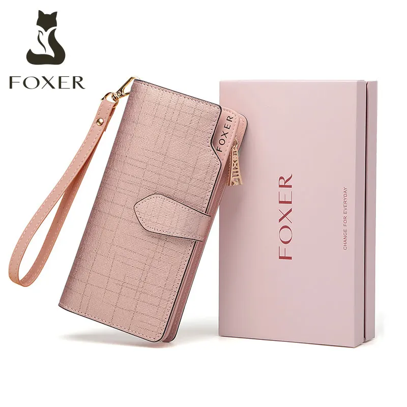 FOXER подарок на день Святого Валентина сумка для денег большая емкость Женский