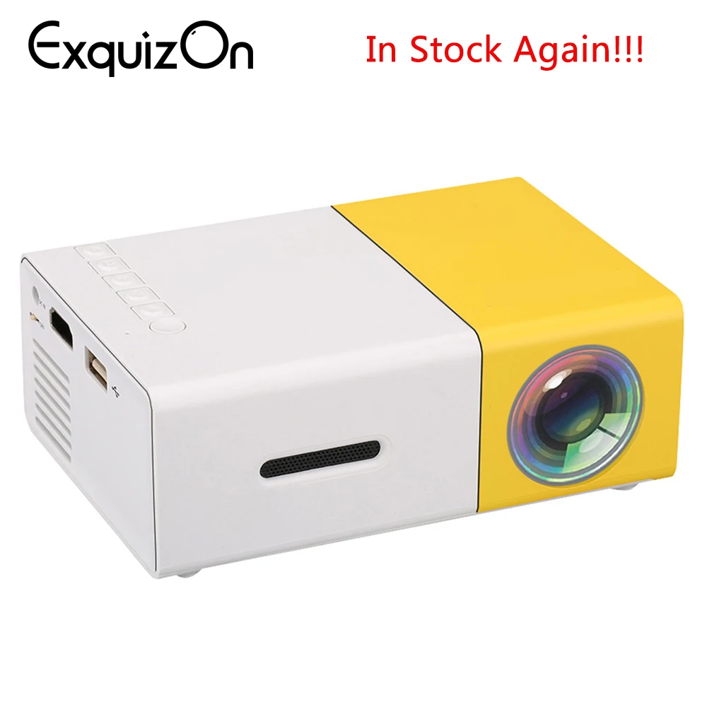 Карманный мини-проектор YG300 Mini ЖК-проектор для домашнего кинотеатра 600 люмен 320x240 P