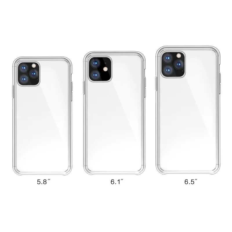 Противоударный чехол с воздушной подушкой для Iphone 11 pro max прозрачные силиконовые