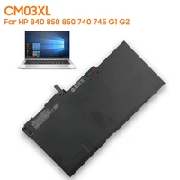 original replacement laptop battery cm03xl for hp elitebook 840 850 740 745 g1 g2 authentic battery 50wh