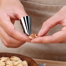 Keuken Badget Peeling Bean Shell Kastanje Moer Tool Plukken Multifunctionele Groenten Snijden Guard Iron Nail Set Rack Mes