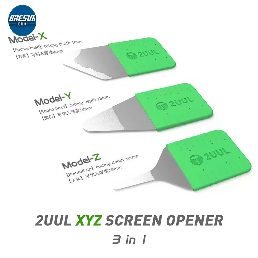 

Ремонтный инструмент 2UUL 3-в-1 для ремонта телефонов DA91 XYZ, инструмент для открытия ЖК-экрана, задняя крышка, металлическое открытие
