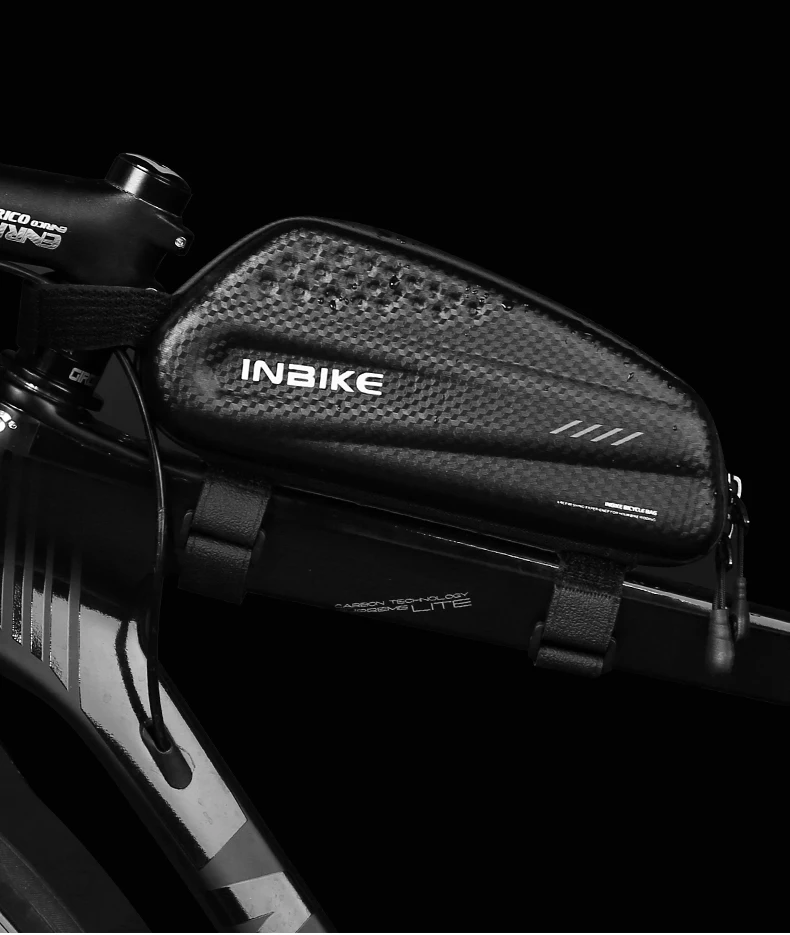 INBIKE, жесткая велосипедная сумка, водонепроницаемая, верхняя труба, непромокаемая, большая емкость, MTB, дорожный велосипед, передняя рама, сумка, велосипедные аксессуары