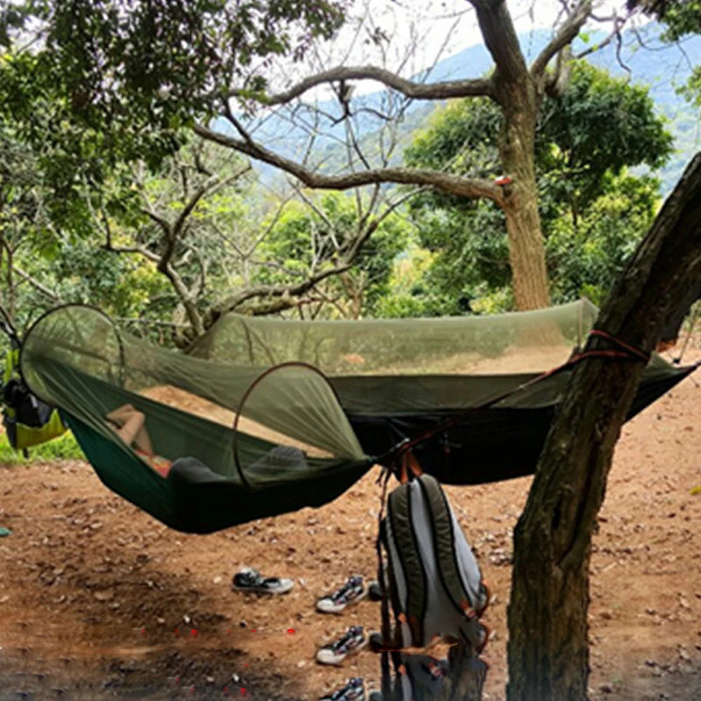 Army Hammock Mosquito Net Camping Swing Aerial Tent Parachute Cloth Ultralight Outdoor Hunting | Мебель