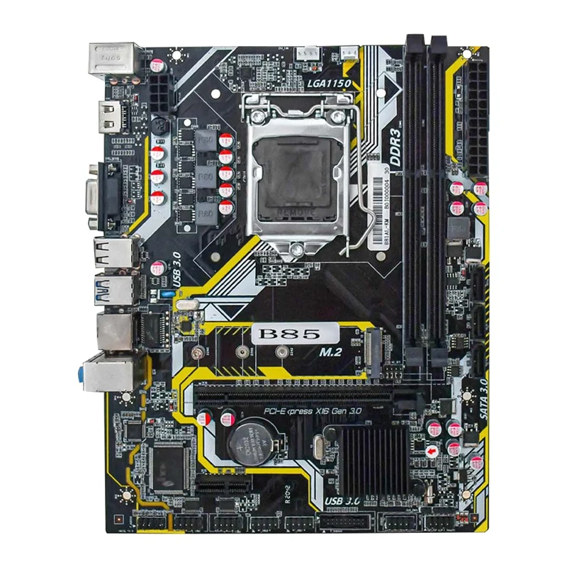 Игровая материнская плата B85AL D3 16G LGA1155-Pin I3/I5/I7 и Celeron, Pentium Series 4-го поколения/1060/1333/1600 МГц