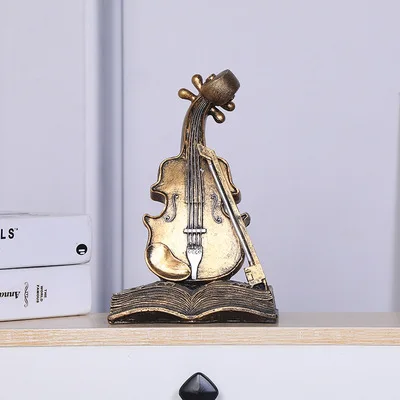 

Resin retro creative art musical instrument decoration bar restaurant clothing store home living room decoration decoration