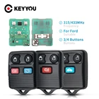 Пульт дистанционного управления KEYYOU 315433 МГц, передатчик без ключа для Ford Escape Explorer 2002, замена 34 кнопок, Автомобильный ключ