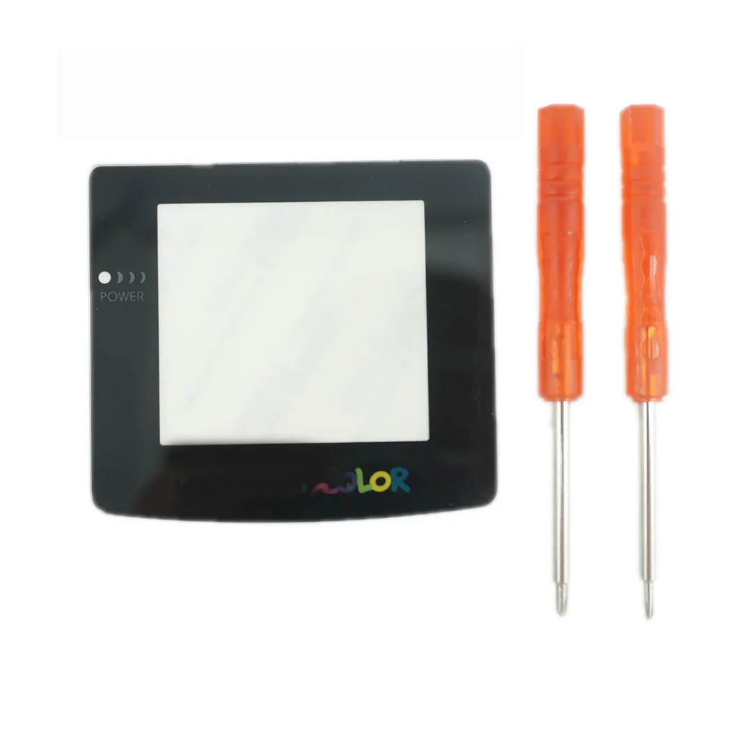 Стеклянные линзы для Nod игровой мальчик на запчасти Gameboy GBC цветной экран Лен