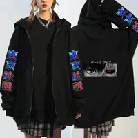 tokyo ghoul anime hoodie pullovers sweatshirts ken kaneki graphic hoodies tops casual hip hop streetwear oversized unisex tops