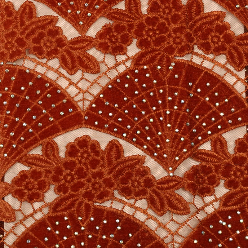 Африканская кружевная ткань французский бархат высокое качество кружева