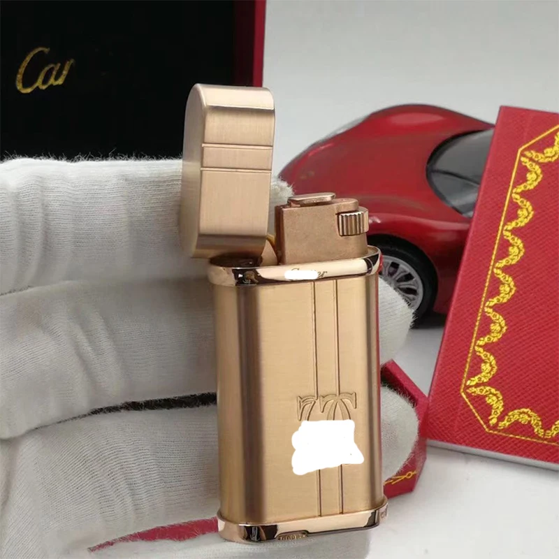 

100% new vintage dupont gas lighter gas cigarette lighter polished jet gasoline flint lighter metal gas lighter