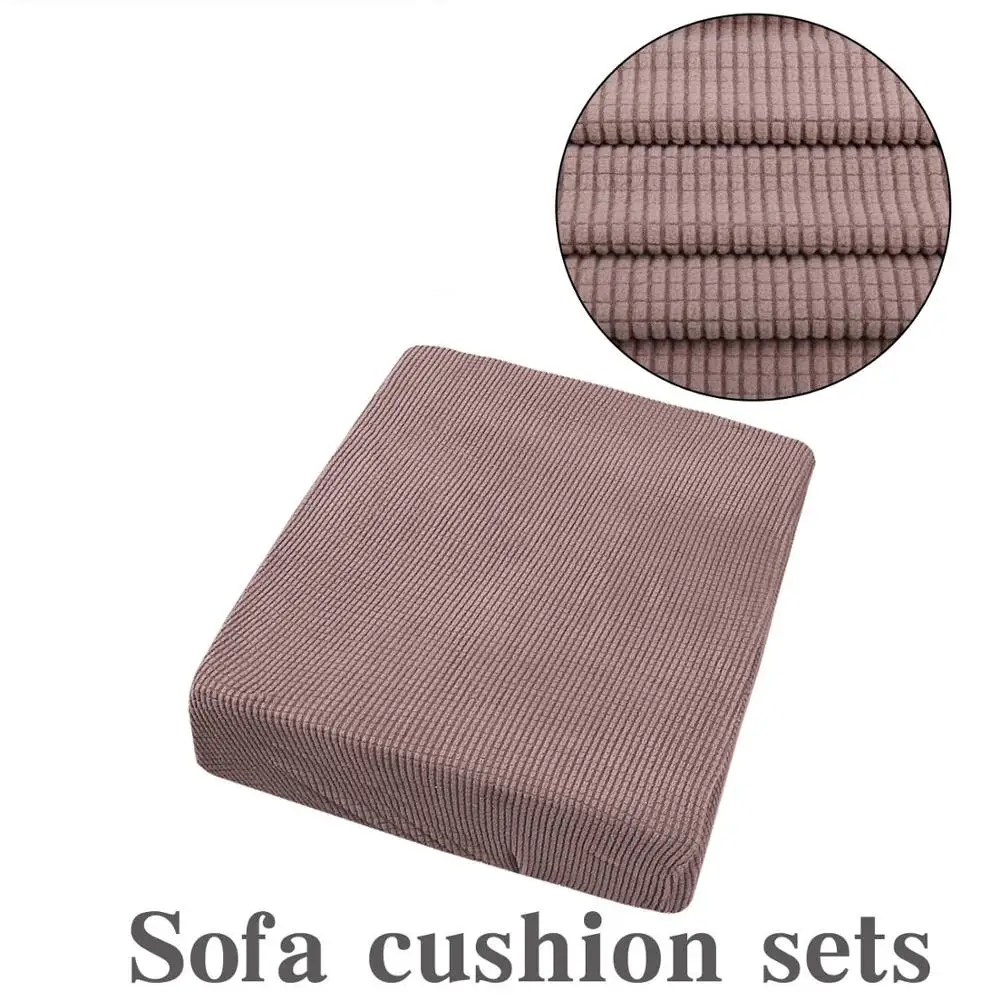 khaki Полярный флисовый утепленный slipcovers диван, моющееся покрытие накидки на стулья для Гостиная ПЭТ детский коврик Диванный Чехол 1/2/3/4 местный - Цвет: khaki