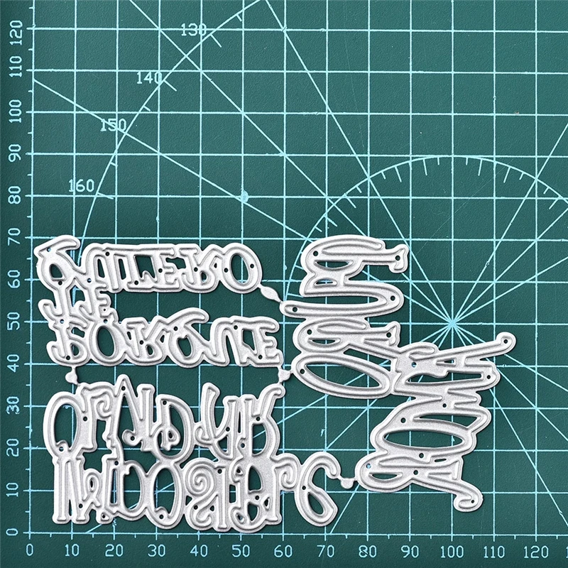 YaMinSanNiO Spanish Words Metal Cutting Dies Puro Amor DIY Etched Craft Paper Card Making Scrapbooking Embossing New 2019 | Дом и сад