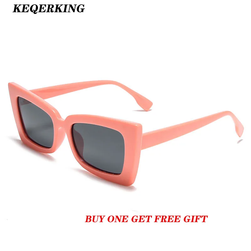 Cute Sexy Retro Square Frame Sunglasses Women Small Black Transparent Pink Punk Vintage Cheap Sun Glasses Red Female Uv400 | Аксессуары