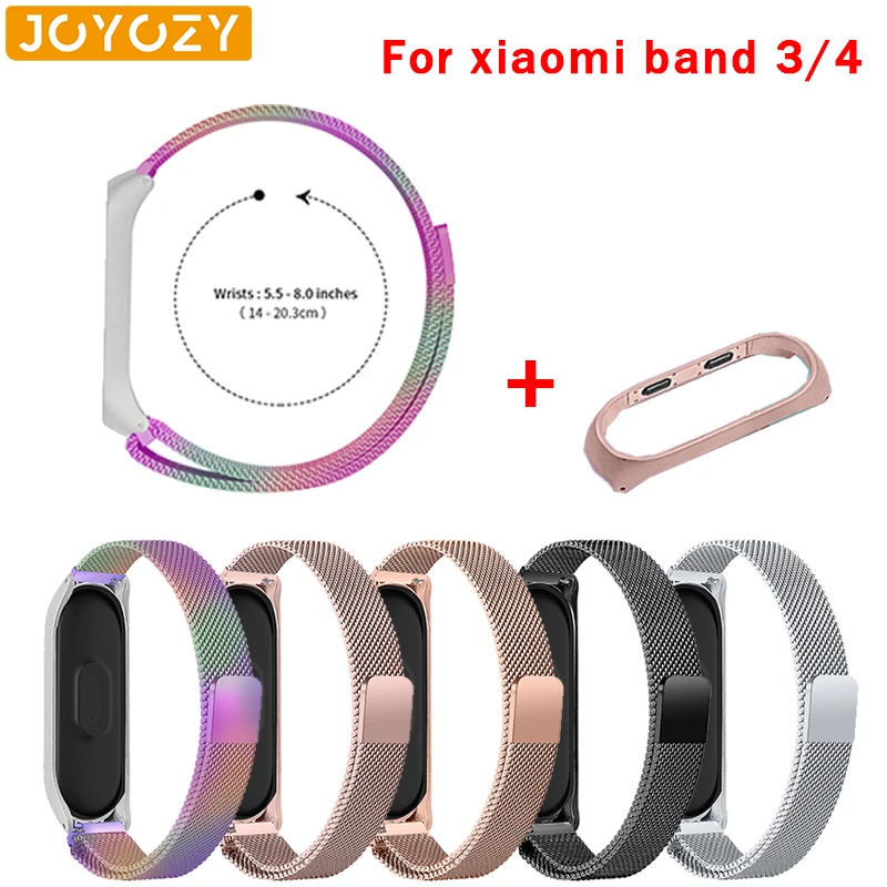 Joyozy женский Миланский Браслет красивый ремешок для xiaomi 3 4 часы изысканный из