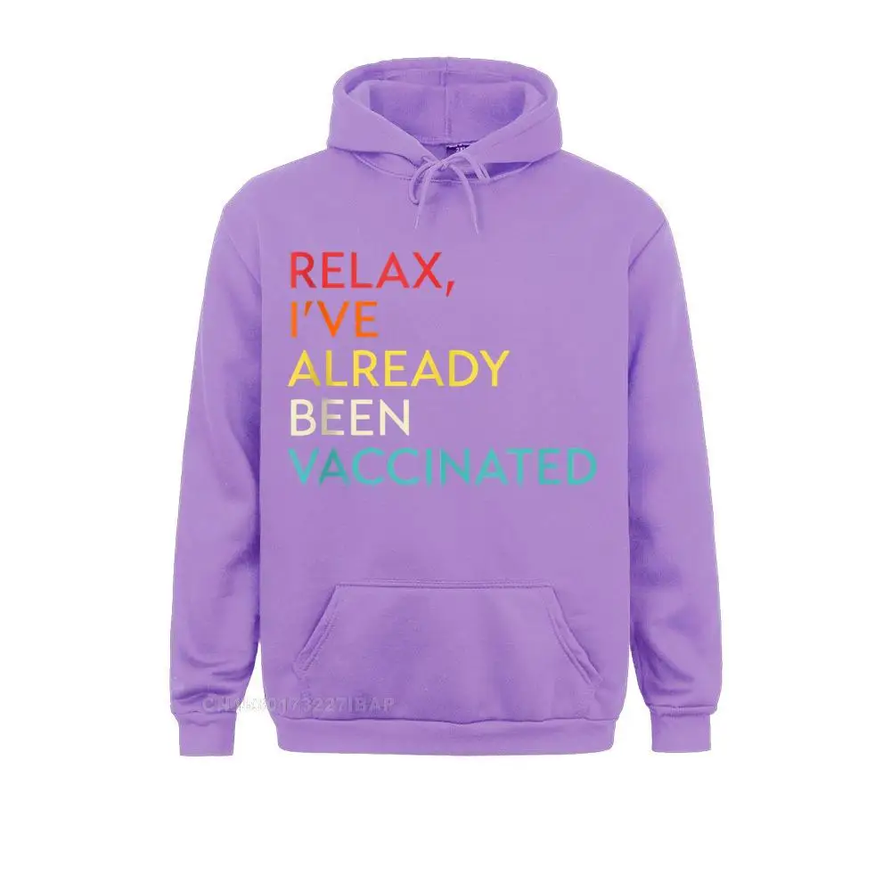 Расслабьтесь я уже был привитой толстовка худи новейшие мужские свитшоты с
