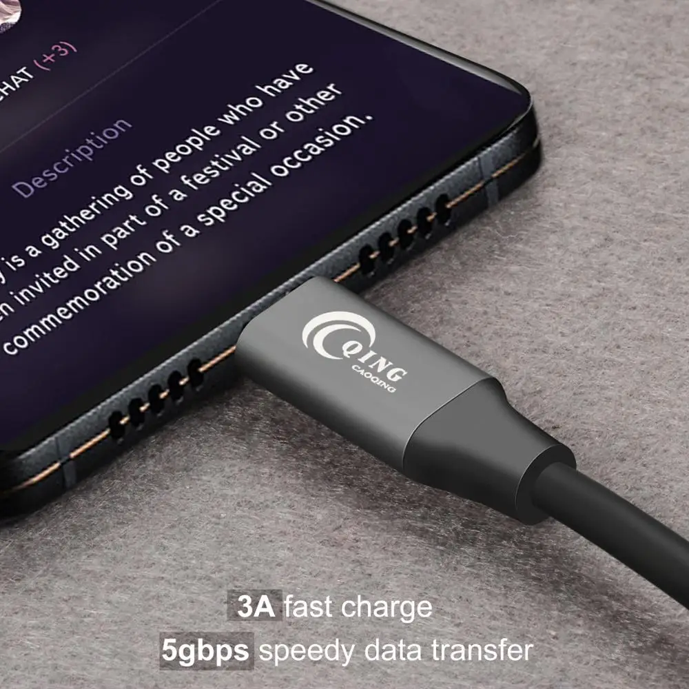 USB C кабель-удлинитель для мужского и женского пола Тип удлинитель шнура USB-C Thunderbolt