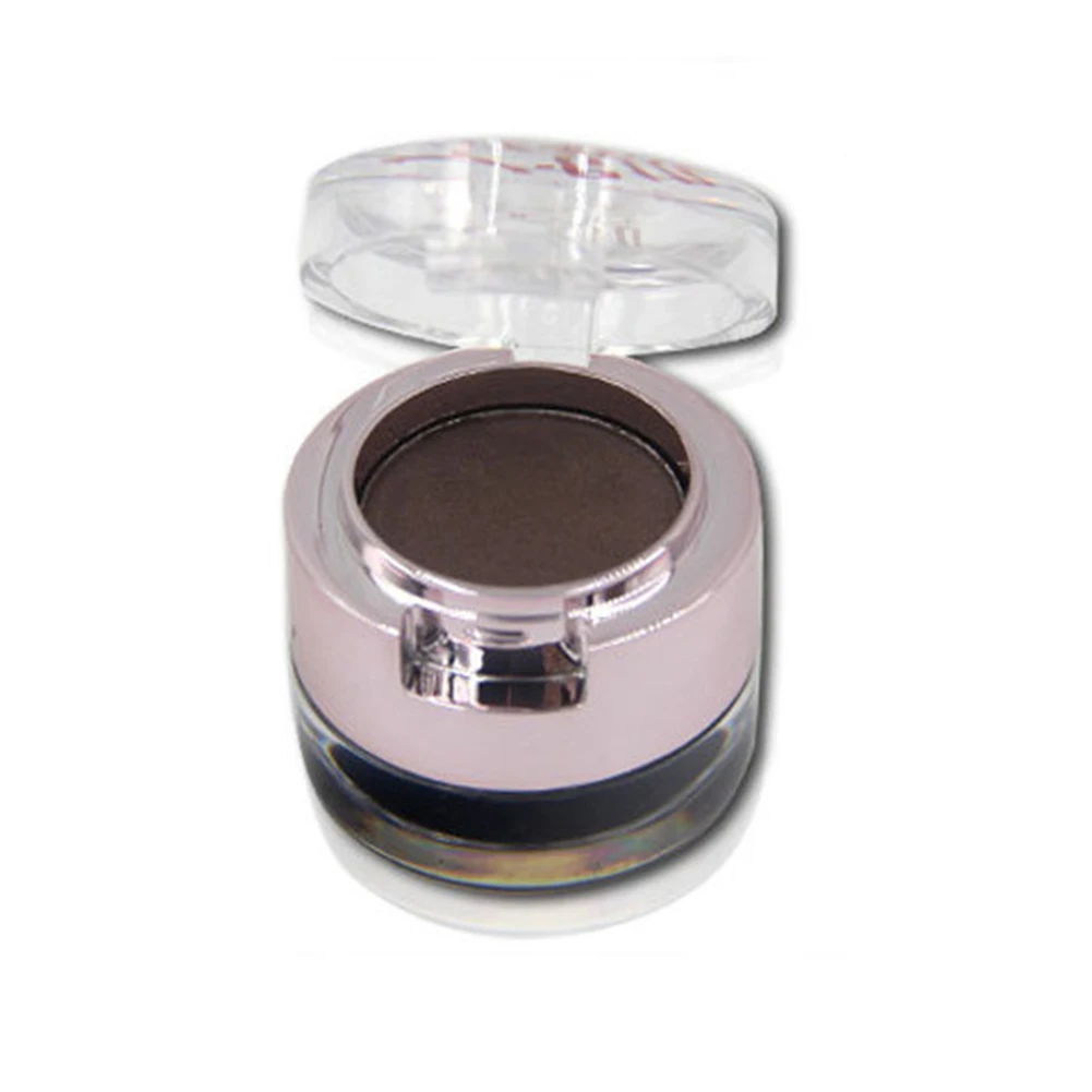 Стойкий водонепроницаемый 2 в 1 порошок для бровей + гель подводки глаз с