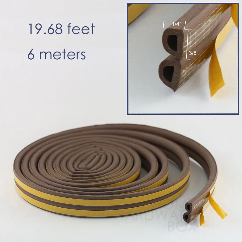 Самоклеящаяся лента для окон и дверей мягкая форма уплотнение 19 5 футов 6 метров