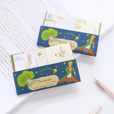 30 Sheets/Pack Cute Little Prince Memo Pads N Times Sticky Notes Index Paper Driver Stickers Self-Adhesive Sticky Paper Bookmark
