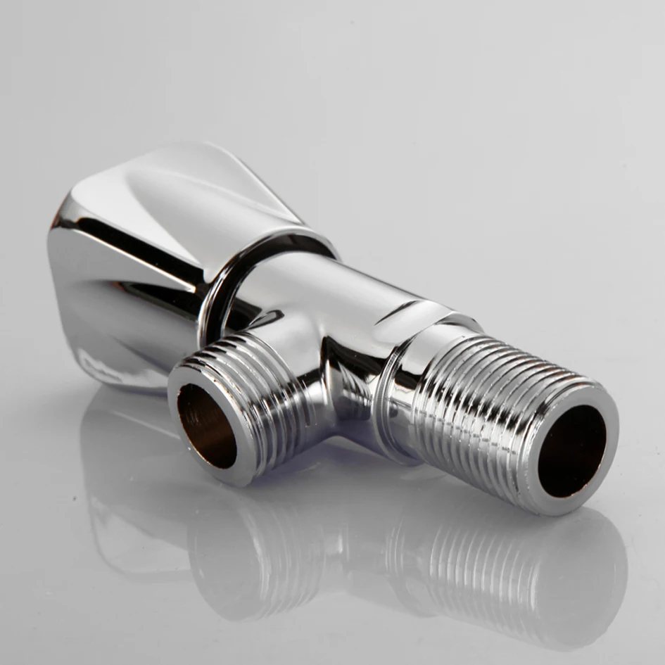 Латунный Угловой клапан для смесителя удлиняет утолщенный треугольный горячей и