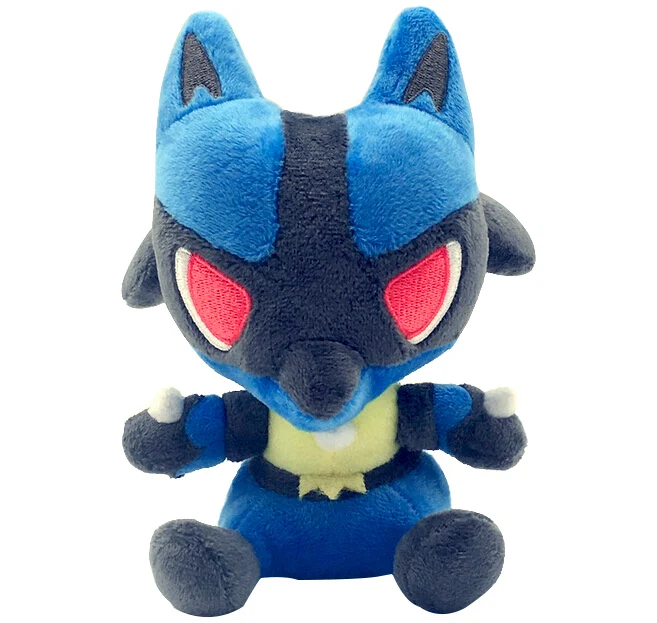 32 см 5 цветов Lucario плюшевые игрушки куклы хлопок милый Мега Lucario X& Y мягкие плюшевые игрушки для детей - Цвет: 16-E-opp bag