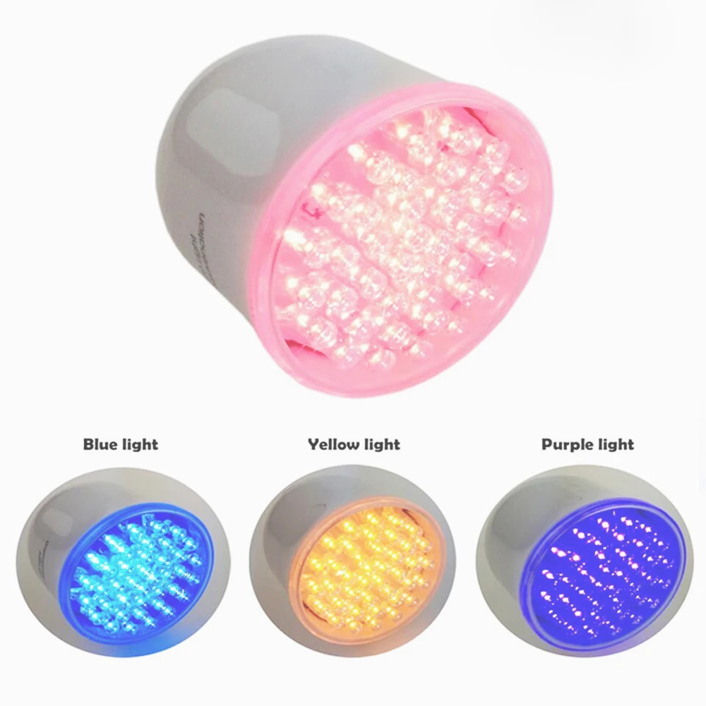 

4 Color Photon LED Skin Rejuvenation Red Blue Yellow Light Skin Care Tighte IPL Acne Collagen Whitening Therapy Device For Face