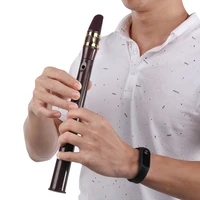 8 hole saxophone alto mouthpiece pocket sax with 5 reed musical instrument portable little woodwind instrument with carrying bag