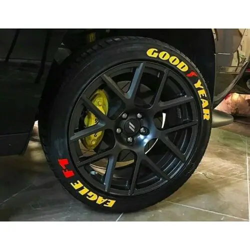 Наклейки на шины автомобильные настройки наклейки высота 1 3 мм толщина желтые