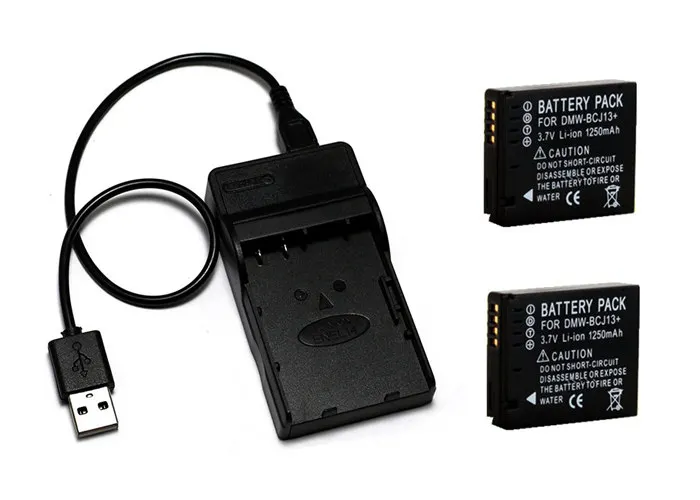DMW-BCJ13 BCJ13 BP-DC10 BPDC10 полный декодированный аккумулятор + зарядное устройство для