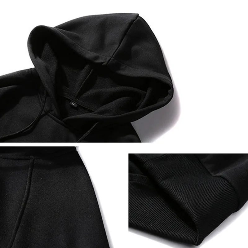 

Tenguatelier Autumn Winter Women Street Style Casual Printed Long Sleeve Pullover Sweatshirts Hooded Harajuku Coat Plus Size