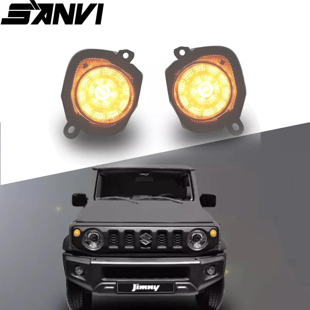 Sanvi 2 шт. полный светодиодный поворосветильник для Suzuki JIMNY 2018 2019 подсветсветильник