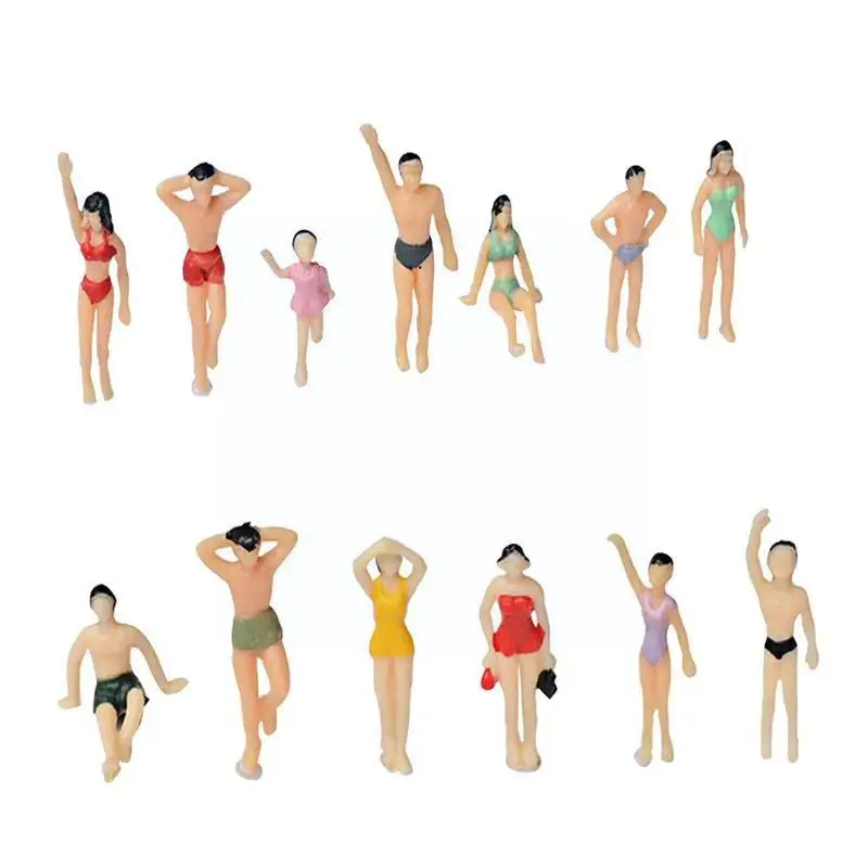

1/50-150 Sand Table Building Field Landscape Model Figure Miniature Character People Accessories Tiny Scene Model Action X7z8