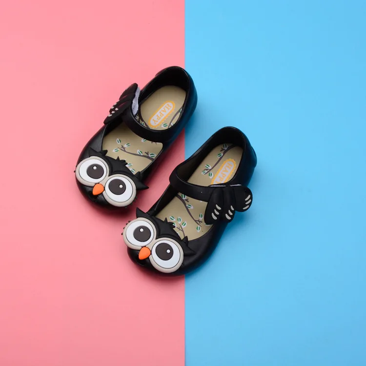 Сандалии для девочек новинка 2020 Симпатичные мини сандалии Melissa из ПВХ на плоской