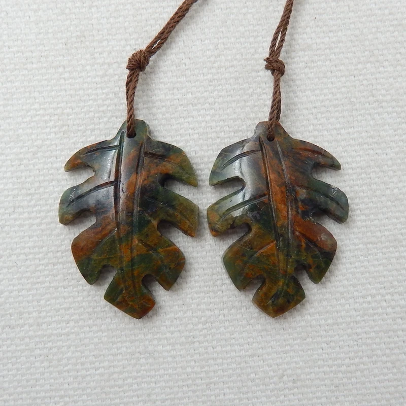 Серьги из натурального камня 30x21x5 мм 8 г|earring accessories|earring jewelry accessoriesjewelry accessories |