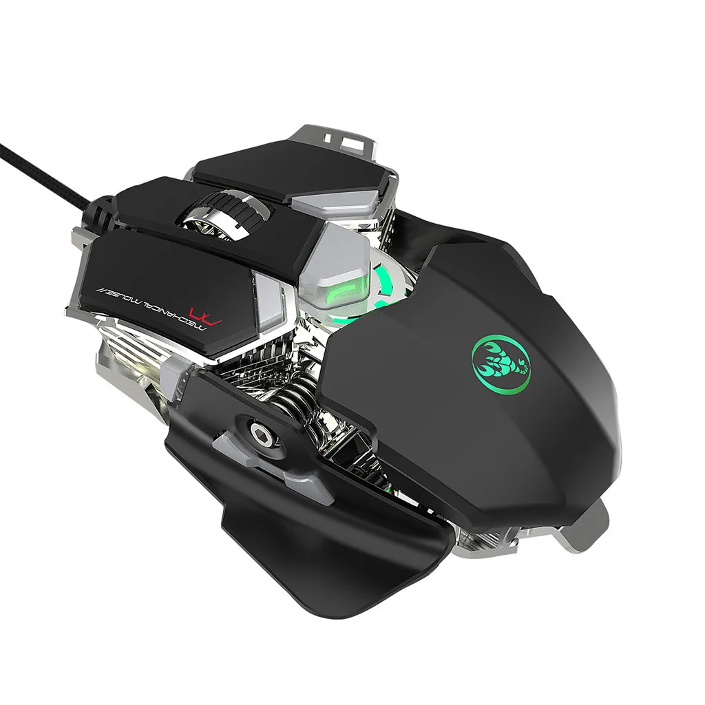 

Mechanical Define the game USB Wired 6400DPI Adjustable Gaming Mouse Mice For PC New Eating Chicken Mechanical Gaming Mouse