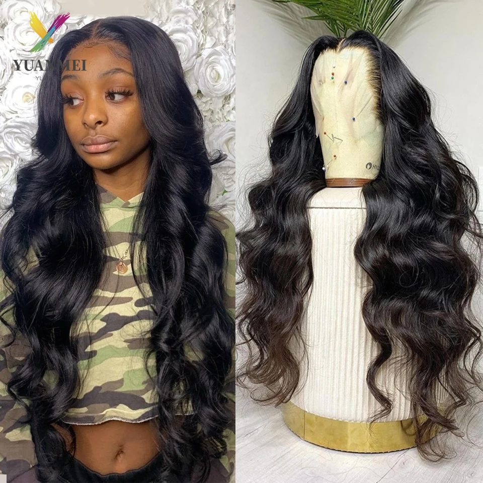 Brazilian Huam Hair Wig Pre Plucked Body Wave Lace Frontal Wigs For Women Glueless Bodywave Closure Wigs 30 Inch Lace Front Wig