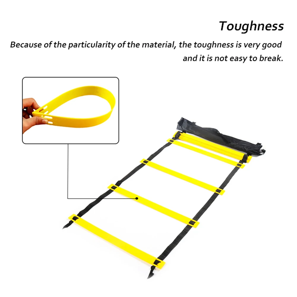 Регулируемая металлическая лестница нейлоновые лестницы для тренировок футбола