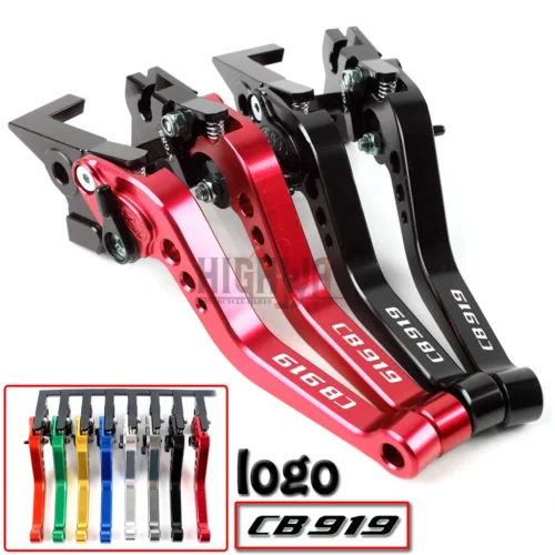 Ручка тормоза мотоцикла Бар Рычаг ЧПУ Алюминий короткие Регулируемые сцепные