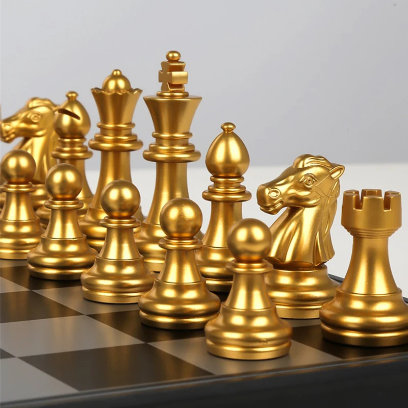 Magnetic Board Games Large Chess Set For Match Travel Go Game Portable Plastic With Chessboard 32 Pieces | Спорт и развлечения