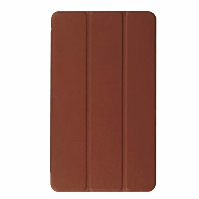brown Магнитный смарт-чехол из полиуретановой кожи в виде ракушки для huawei MediaPad M3 Lite 8,0 CPN-W09/L09 8," чехол для планшета+ пленка+ ручка - Цвет: brown