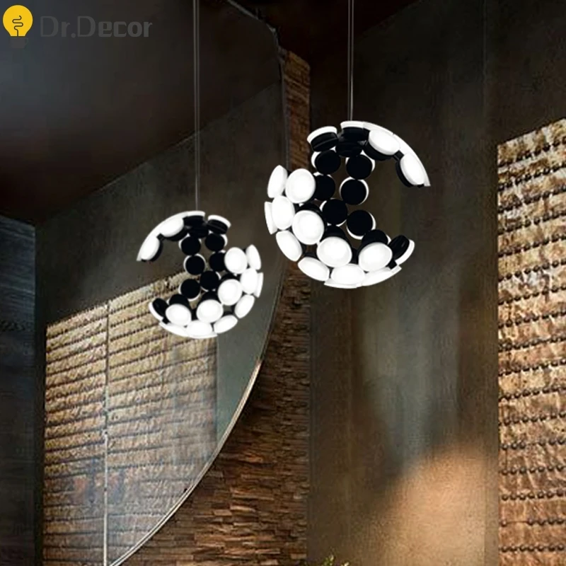 

Современные светодиодные круглые подвесные светильники освещение алюминиевый подвесной светильник ресторан гостиная столовая подвесной светильник осветительный прибор