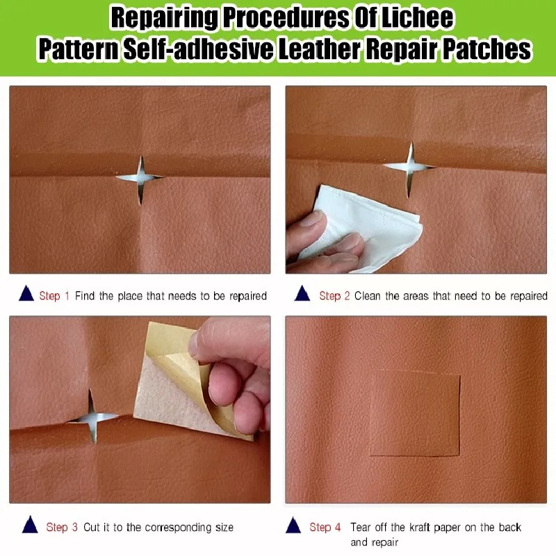 Кожаные самоклеящиеся наклейки 50x138 см