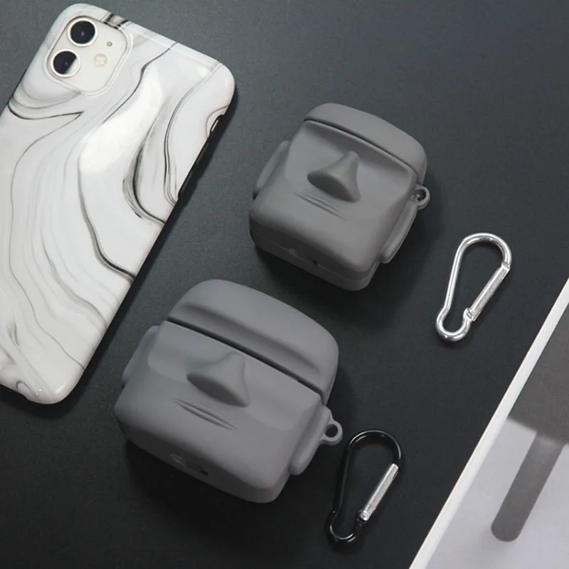 

Новинка, силиконовый чехол для наушников с 3D рисунком, для Apple Airpods 1 2 Pro, чехол для беспроводной зарядки