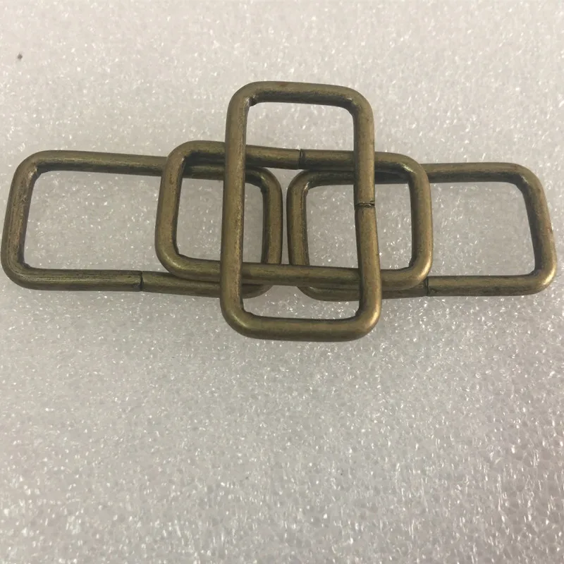 5 шт. 32 мм античные бронзовые прямоугольные кольца для пряжки пояса тесьма ленты