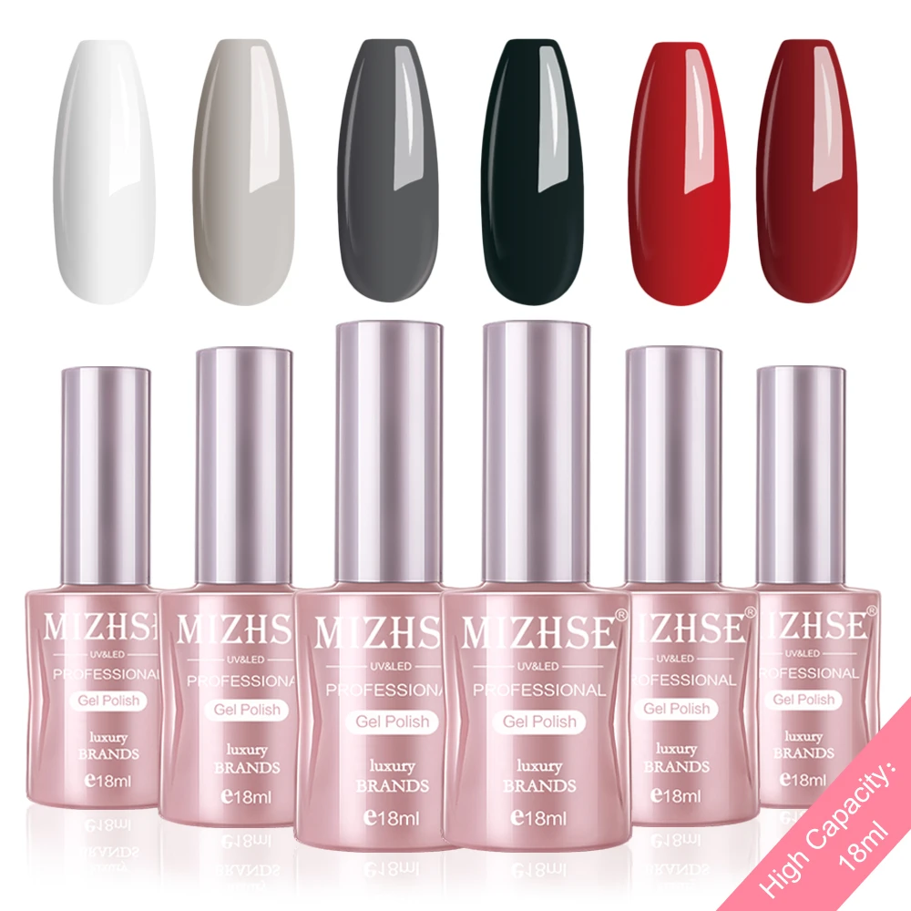 C003 MIZHSE Гель-лак набор УФ-наконечники Vernis Полупостоянный Гель-лак лаковое гелевое покрытие для ногтей длительный Чистый Цвет Гель-лак подарочная коробка - Цвет: C003