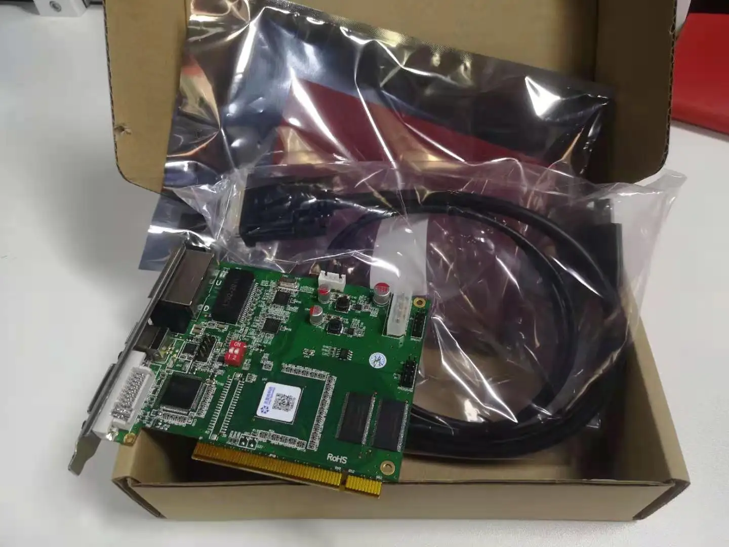 LINSN TS802D Sending Card Full Color LED Video Display LINSN TS802 Sending Card Synchronous LED Video Card DS802 indoor outdoor